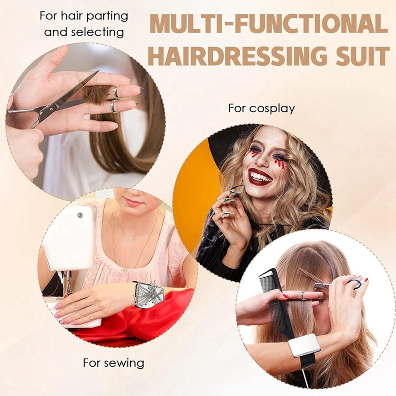 8 قطع من حلقات تقسيم الشعر، 6  - مراجعة Hair Clips وسعره