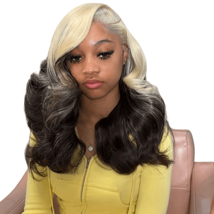 شعر مستعار بشري مموج عالي الجو - مراجعة 613 Blonde Body Wave Lace Front Wig وسعره