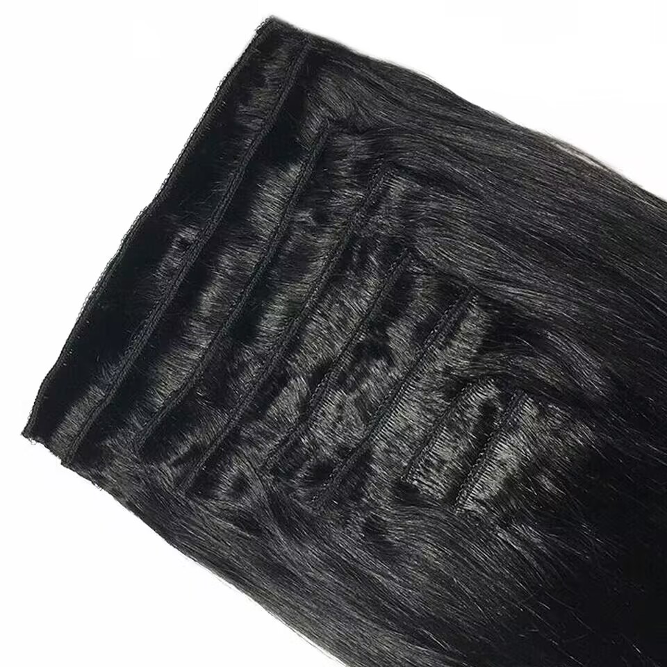 وصلات شعر مستقيمة قابلة للتركي - مراجعة Invisible Tape In Extensions Real Hair وسعره